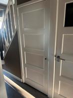 Witte stompe deur incl slot, Ophalen, Zo goed als nieuw, Hout