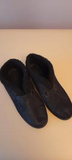 Stevige pantoffels ,warte stof met glans maat 7,5 wijdte G, Ophalen of Verzenden, Zo goed als nieuw, Pantoffels of Sloffen