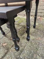 bijzettafels eiken zwart, Ophalen of Verzenden, 'T Olde Gre-j, Info@toldegrej.nl, Endepoelstraat 20f Didam