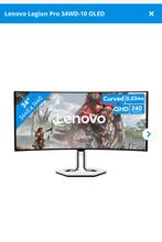 Lenovo Legion Pro 34 OLED Gaming Monitor, Gaming, Verzenden, Minder dan 1 ms, Zo goed als nieuw