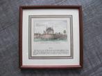 Hoorn - ingekleurde gravure met rijmdicht, Ophalen of Verzenden