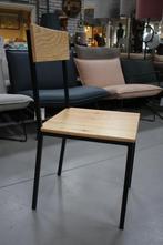 8 eetkamerstoelen metaal & hout Scandinavisch industrieel, Vijf, Zes of meer stoelen, Metaal, Zo goed als nieuw, Ophalen