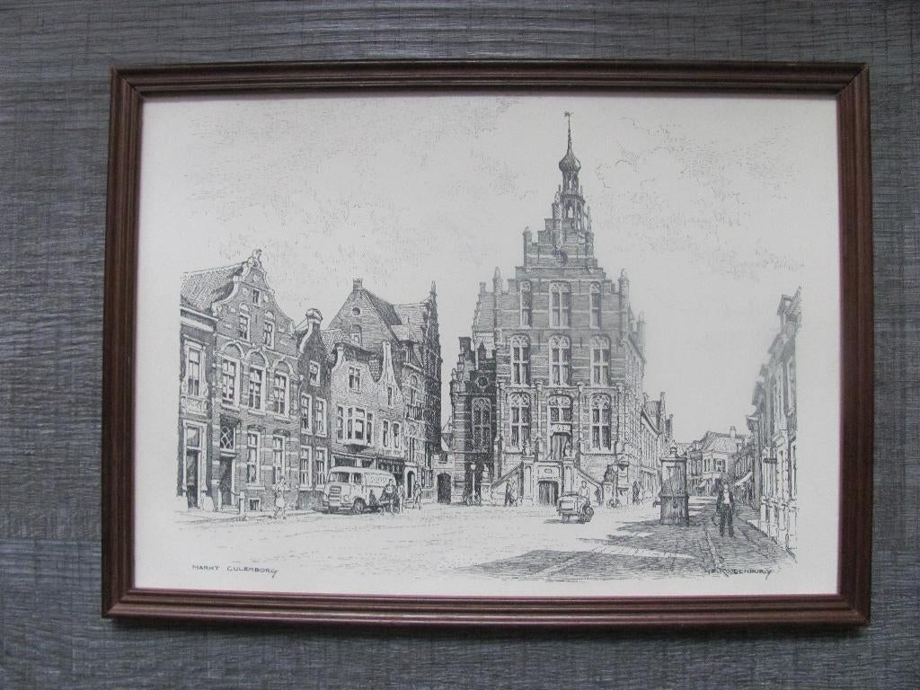Markt Culemborg - H.E. Roodenburg, Ophalen of Verzenden