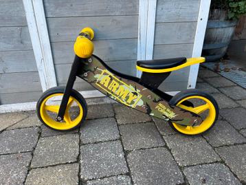 Milly Mally Jake Three - Stoere Loopfiets - Army Design beschikbaar voor biedingen