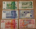 Complete set Nederlandse Bankbiljetten 5 t/m 1000 Gulden, Postzegels en Munten, Bankbiljetten | Nederland, Setje, 1000 gulden