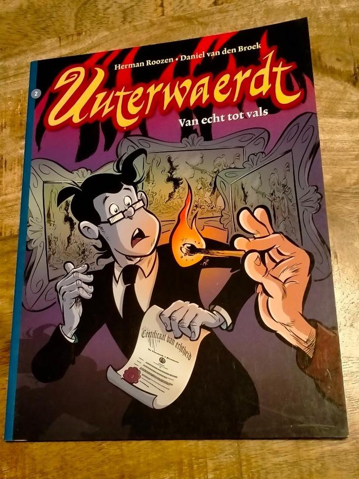 Uuterwaerdt deel 2 van echt tot vals strip stripboek, Boeken, Stripboeken, Zo goed als nieuw, Eén stripboek, Ophalen of Verzenden