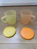 Tupperware Trendy Mokken, 2 stuks, Ophalen of Verzenden, Nieuw, Geel, Beker of Kan