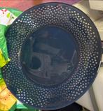 Glazen Borden Set - Blauw, Ophalen of Verzenden, Bord(en), Effen, Glas