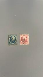 Nederland 1864 Willem 111 NVPH 4 en 5 met stempel, Postzegels en Munten, Postzegels | Nederland, Ophalen of Verzenden, T/m 1940