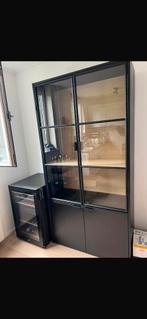 Vitrinekast WOOOD, Huis en Inrichting, Kasten | Vitrinekasten, Ophalen, 200 cm of meer, 50 tot 100 cm, Zo goed als nieuw