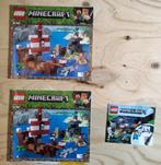Partij lego minecraft boekjes., Ophalen of Verzenden, Gebruikt, Losse stenen, Lego