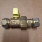 VSH Gastec gaskraan 2x 15 mm, Ophalen of Verzenden, Gebruikt, Cv-ketel of Combi-ketel