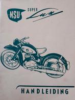 NSU Super Lux Handleiding in uitstekende staat 1955, Motoren