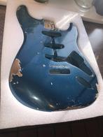 MJT STratocaster body relic - lake placid blue, Ophalen of Verzenden, Gebruikt, Elektrische gitaar
