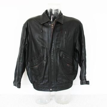 Vintage Lederen Heren Jas281* (Maat 56) € 60,- beschikbaar voor biedingen