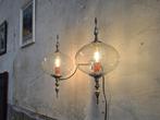 Mid Century Design Wandlamp | Sciolari Design Lamp Zilver, Ophalen of Verzenden, Gebruikt, Glas, Vintage Retro Mid Century Design