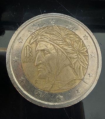 2 Euro Munt Italië 2002 - Eerste jaar van uitgifte. beschikbaar voor biedingen