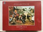 MB puzzel Pieter Brueghel, Een Vlaamse Kermis, 1500 stukjes, Ophalen of Verzenden, 500 t/m 1500 stukjes, Gebruikt, Legpuzzel