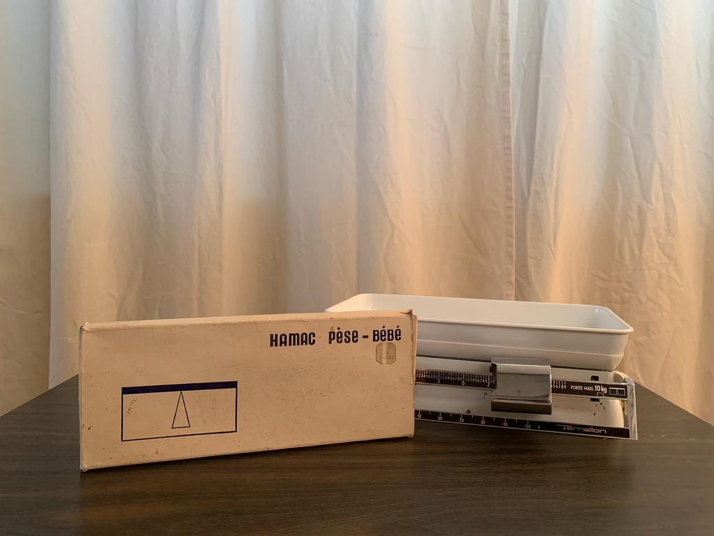 Vintage Huishoudweegschaal TERRAILLON Babyschaal met Hangmat, Ophalen of Verzenden