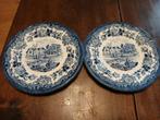 Royal Worchester Palissy Avon Scènes gebaksborden, 2st 15cm, Antiek en Kunst, Antiek | Servies los, Ophalen of Verzenden