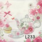 OPRUIMING servetten decoupage – tea time L233 – 17x, Verzenden, Nieuw, Materiaal