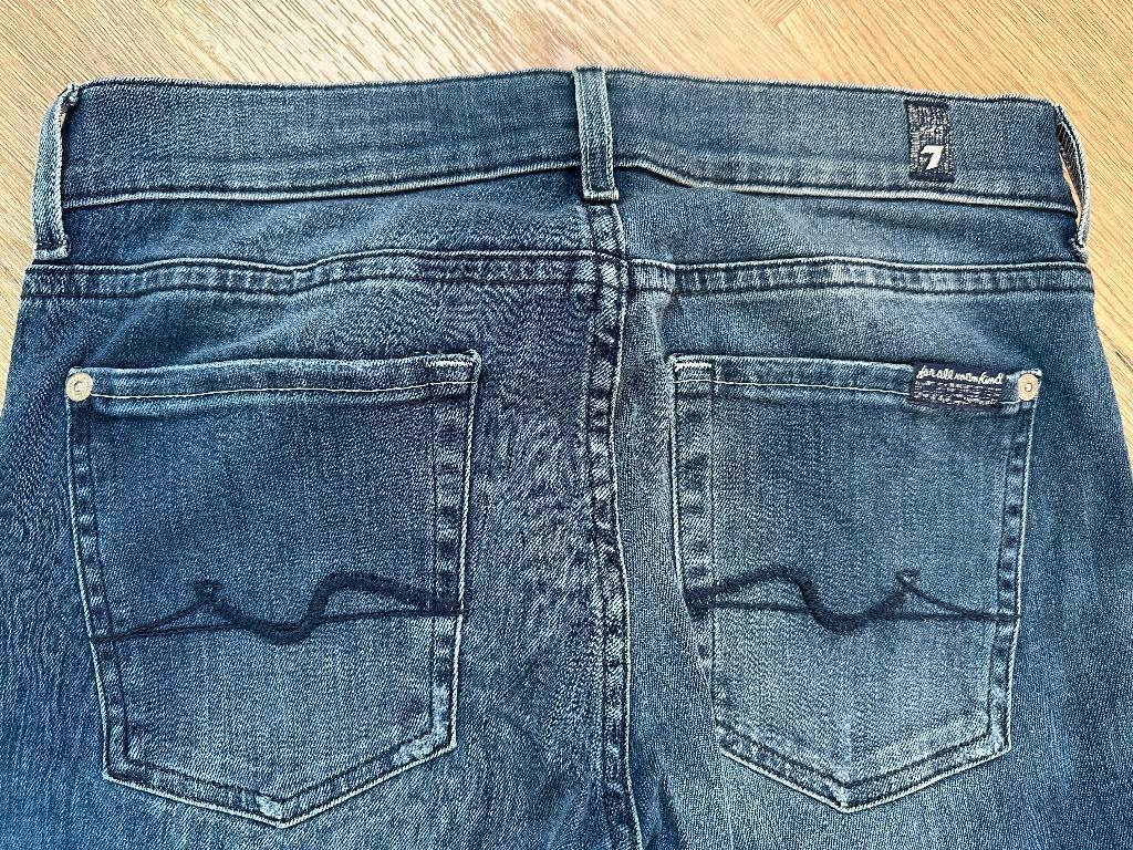 7 For All Mankind Jeans maat 28, Blauw, Ophalen of Verzenden, Zo goed als nieuw, W28 - W29 (confectie 36)