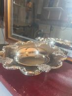 Verzilverde Schaal met Bloemenmotief, Ophalen of Verzenden