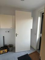 2 opdekdeuren 231,5 bij 88, Doe-het-zelf en Verbouw, Ophalen, Gebruikt, 80 tot 100 cm, 215 cm of meer