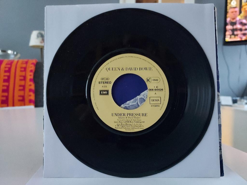 7" Single Queen & David Bowie - Under Pressure / Soul Brothe, Cd's en Dvd's, Vinyl Singles, Gebruikt, 7 inch, Single, Ophalen of Verzenden