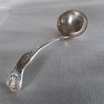 Engelse juslepel / sauslepel verzilverd, gemerkt, Antiek en Kunst, Ophalen