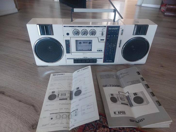 Sharp GF-7300HW in doos!, Audio, Tv en Foto, Radio's, Zo goed als nieuw, Ophalen of Verzenden
