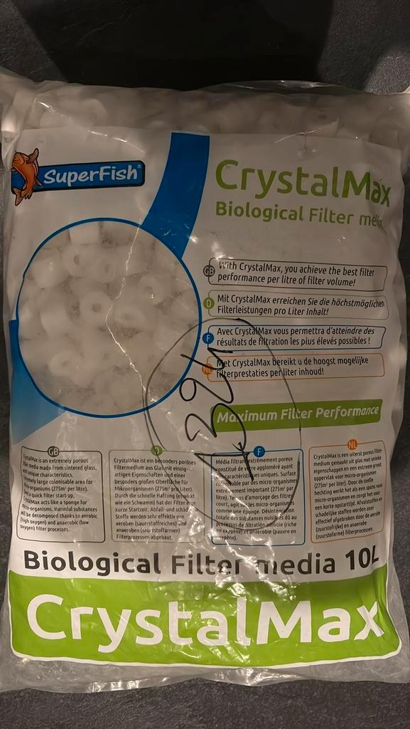 Superfish crystal max biologisch filter media, Dieren en Toebehoren, Vissen | Aquaria en Toebehoren, Nieuw, Overige typen, Ophalen