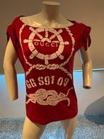 Gucci shirt met leuke print xl valt als 40, Maat 38/40 (M), Ophalen of Verzenden, Zo goed als nieuw, Korte mouw