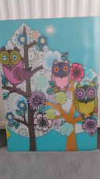 Leuke uilenprint voor kinderkamer, Ophalen of Verzenden