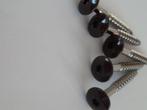 50 -100 Trespa schroeven rvs DONKERBRUIN 25 mm wand gevel, Verzenden, Nieuw