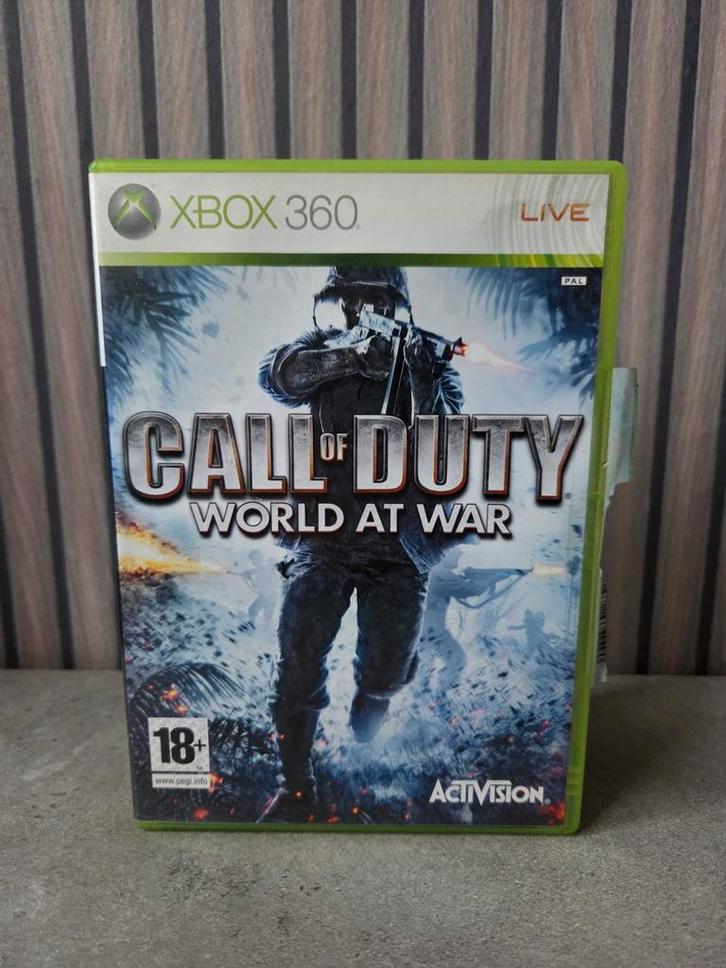 Call of Duty: World at War - Xbox 360, Spelcomputers en Games, Games | Xbox 360, Gebruikt, Shooter, 1 speler, Vanaf 18 jaar, Online