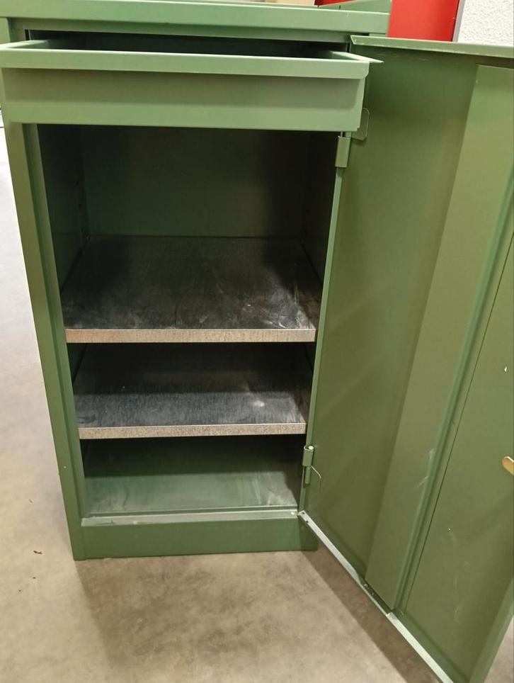 Stalen archiefkast met lade - zware kwaliteit, Huis en Inrichting, Kasten | Lockerkasten, Gebruikt, Ophalen