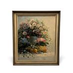 Rob de Haan (1943) - bloemstilleven, Antiek en Kunst, Kunst | Schilderijen | Klassiek, Ophalen of Verzenden