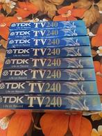 8 TDK nieuwe VHS video banden 240, Alle leeftijden, Ophalen of Verzenden, Nieuw in verpakking, Overige genres