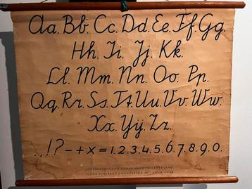 Schoolplaat Schrijfmethode - Een goede hand beschikbaar voor biedingen