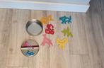 Onderzetters Teun Kees in blik. Animal coasters, Ophalen of Verzenden, Zo goed als nieuw, Glas of Kopje