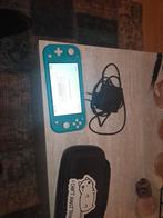 Nintendo Switch Lite (Turquoise) met Accessoires, Ophalen, Gebruikt, Zonder controller, Switch Original
