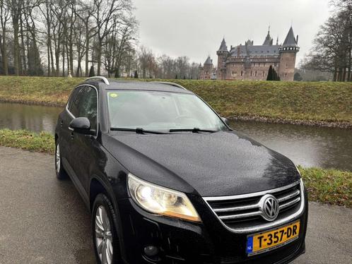 Volkswagen 2008 Zwart, Auto's, Volkswagen, Particulier, Tiguan, Achteruitrijcamera, Airbags, Airconditioning, Apple Carplay, Bluetooth