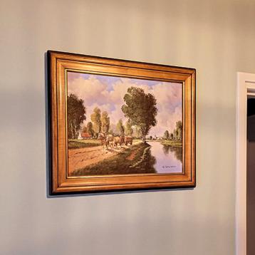 Origineel schilderij van Herman Verlinden (België)  beschikbaar voor biedingen