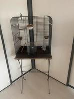 Zolux retro Madeleine vogelkooi met standaard., Dieren en Toebehoren, Vogels | Hokken en Kooien, Ophalen, Zo goed als nieuw, Metaal