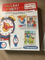 Leren klok kijken, Ophalen of Verzenden, Zo goed als nieuw