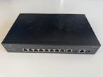 Managed 8 poorts PoE+ en 2 SFP switch Aerohive SR2208P, Computers en Software, Netwerk switches, Ophalen of Verzenden, Zo goed als nieuw