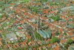Enkhuizen luchtopname st pancras kerk ansichtkaart ( a1580 ), Verzamelen, Ansichtkaarten | Nederland, Ophalen of Verzenden, Gelopen