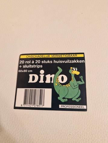 1859 Sticker Dino Huisvuilzakken beschikbaar voor biedingen