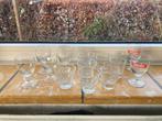 12 borrel / likeurglaasjes samen € 1,00, Verzamelen, Ophalen, Zo goed als nieuw, Borrel- of Shotglas